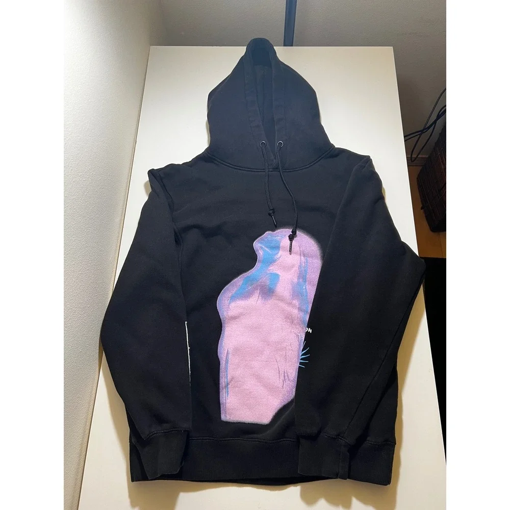 Madison Beer Hoodie Medium Black Life Support Tour Silhouette Unisex Mens